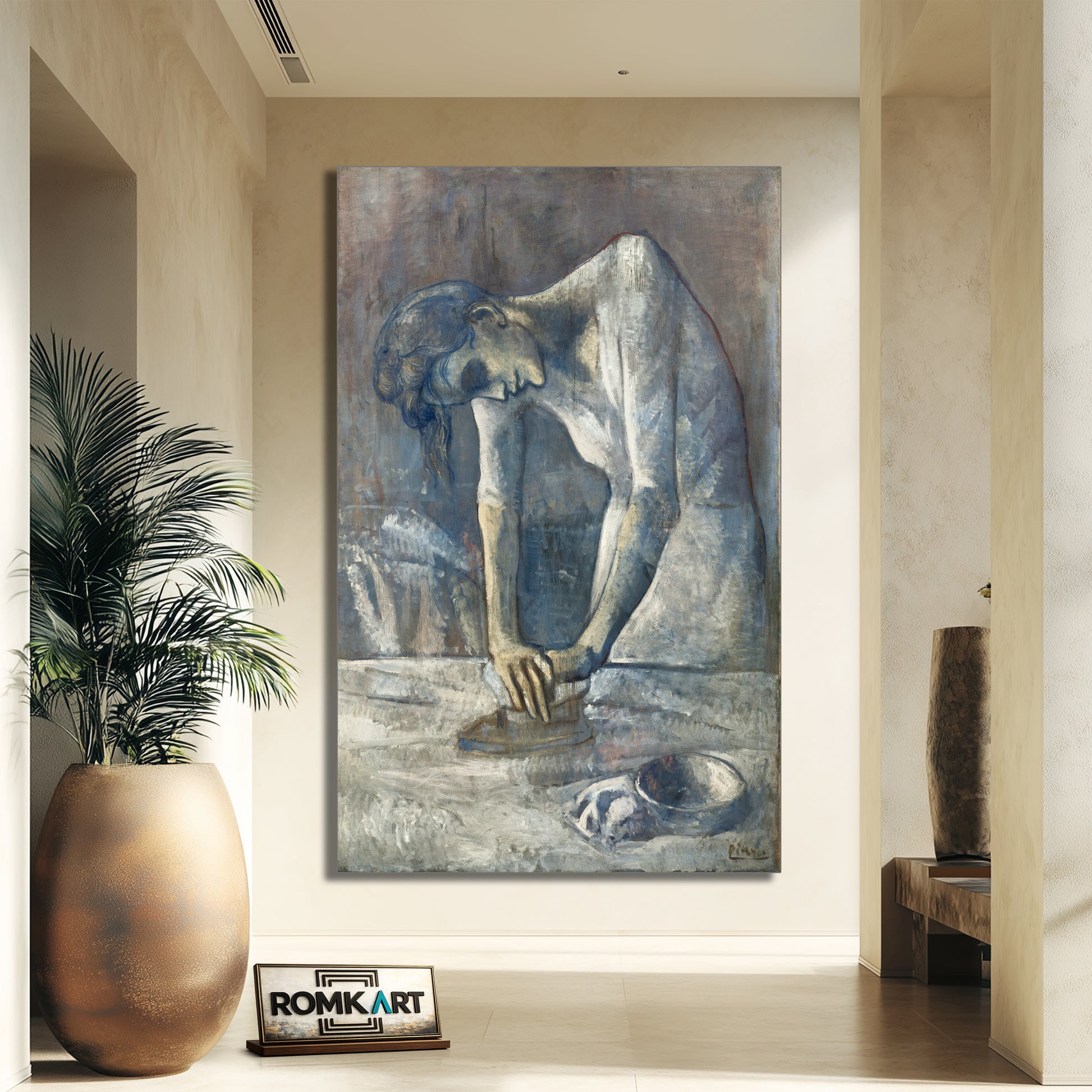 Pablo Picasso Woman Ironing 1904 – Reproduction
