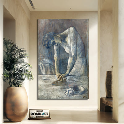 Pablo Picasso Woman Ironing 1904 – Reproduction