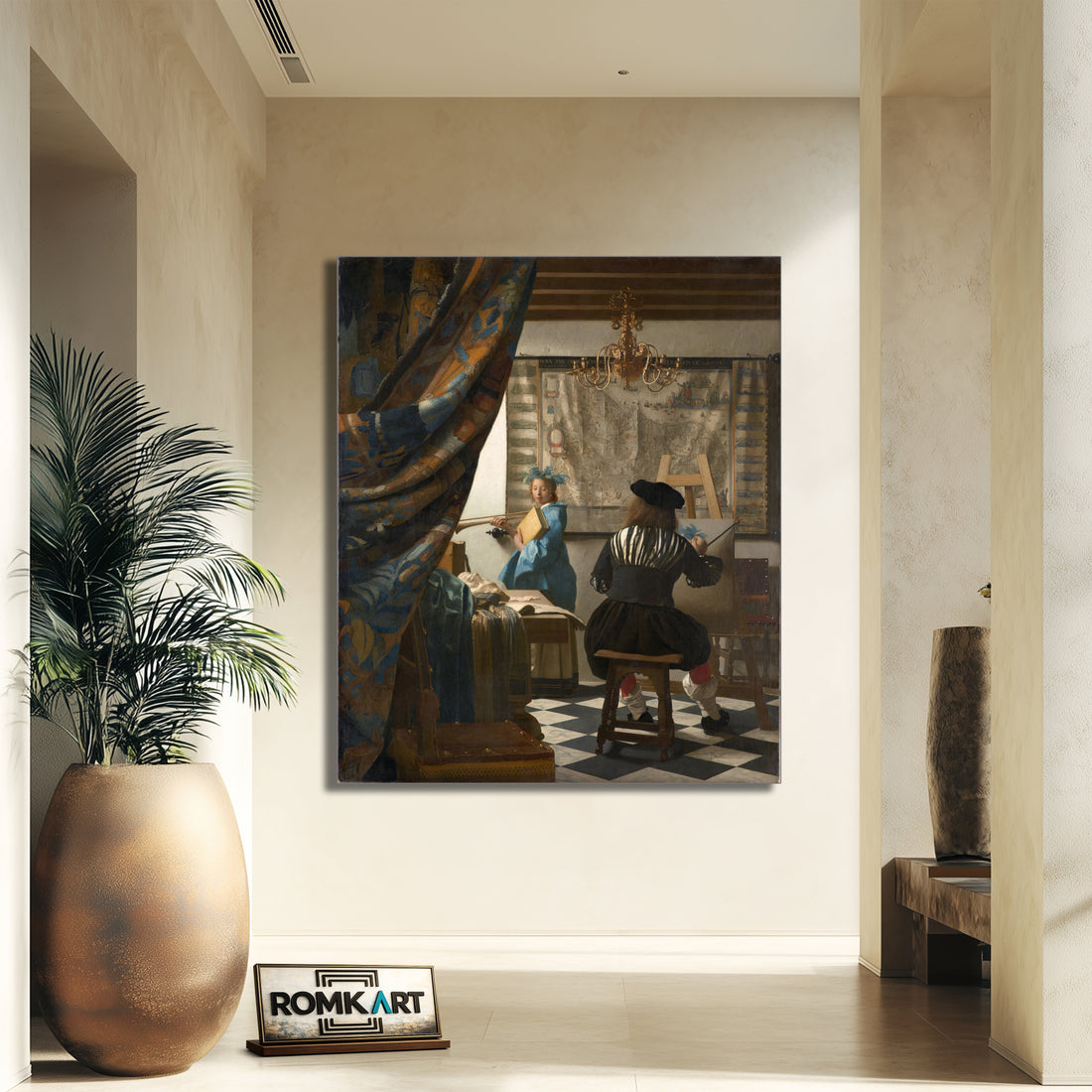 Johannes Vermeer The Art Of Painting 1666 – Reproduction