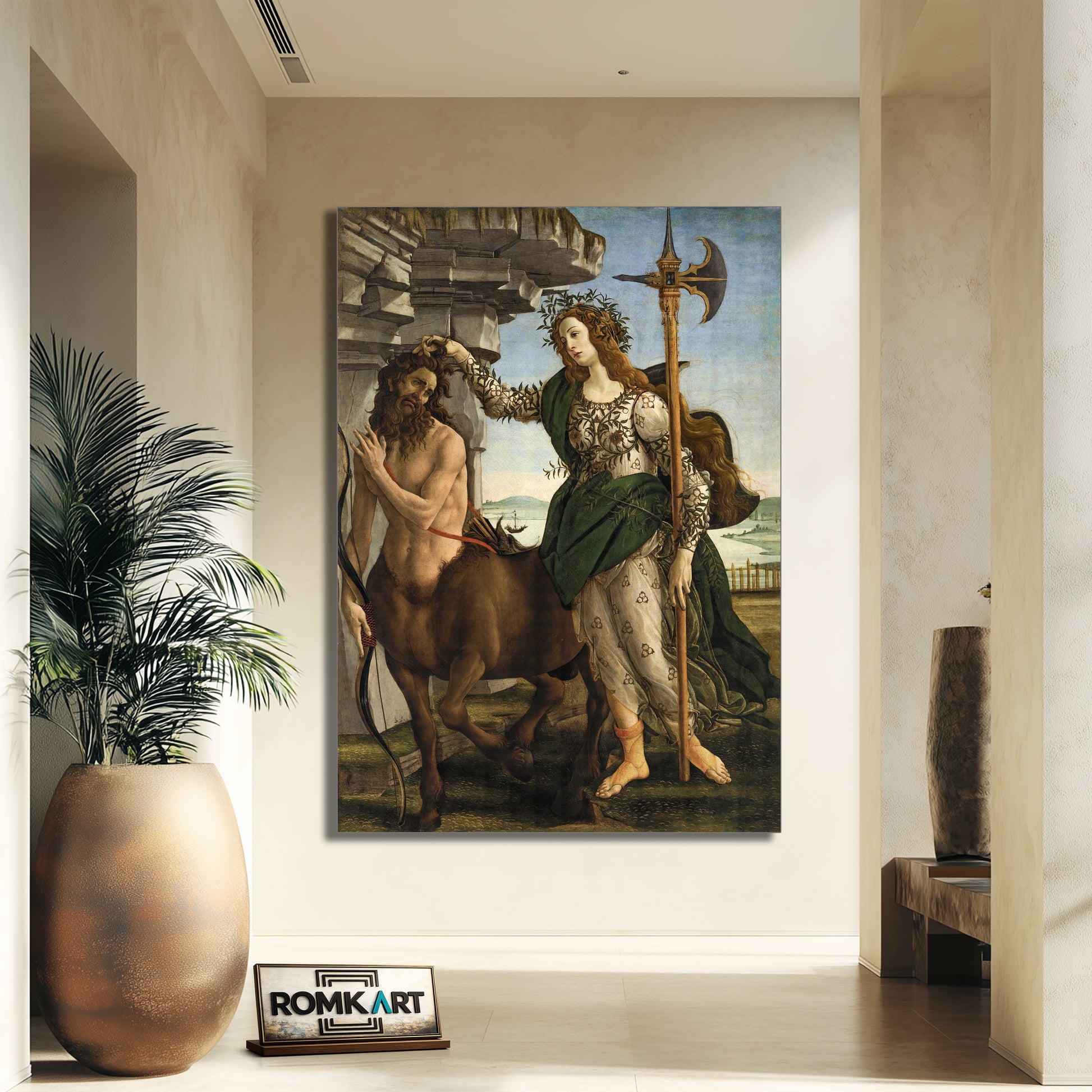 Sandro Botticelli Pallas And The Centaur 1482 – Reproduction