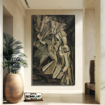 Marcel Duchamp Nude Descending A Staircase No 2 1912 – Reproduction
