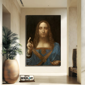 Leonardo Da Vinci Salvator Mundi Reproduction Of The World – Reproduction