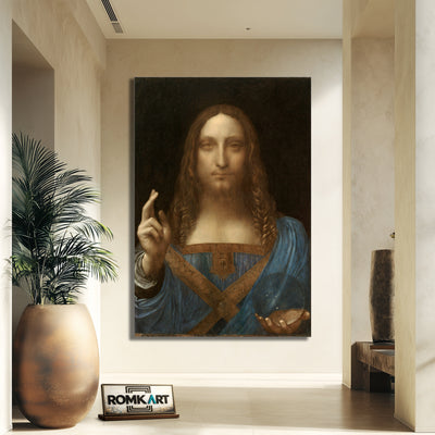 Leonardo Da Vinci Salvator Mundi Reproduction Of The World – Reproduction