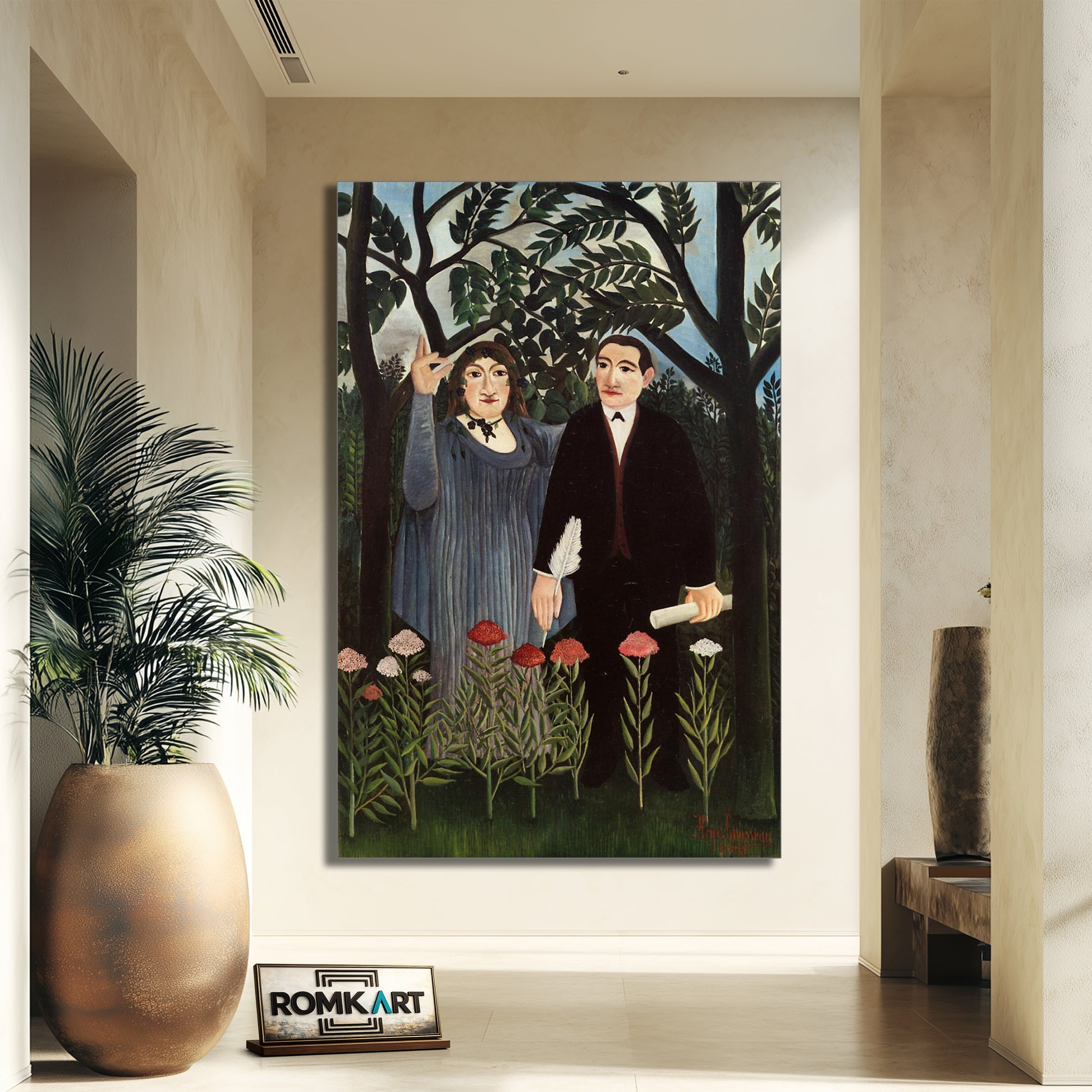 Henri Rousseau The Muse Inspiring The Poet 1909 – Reproduction