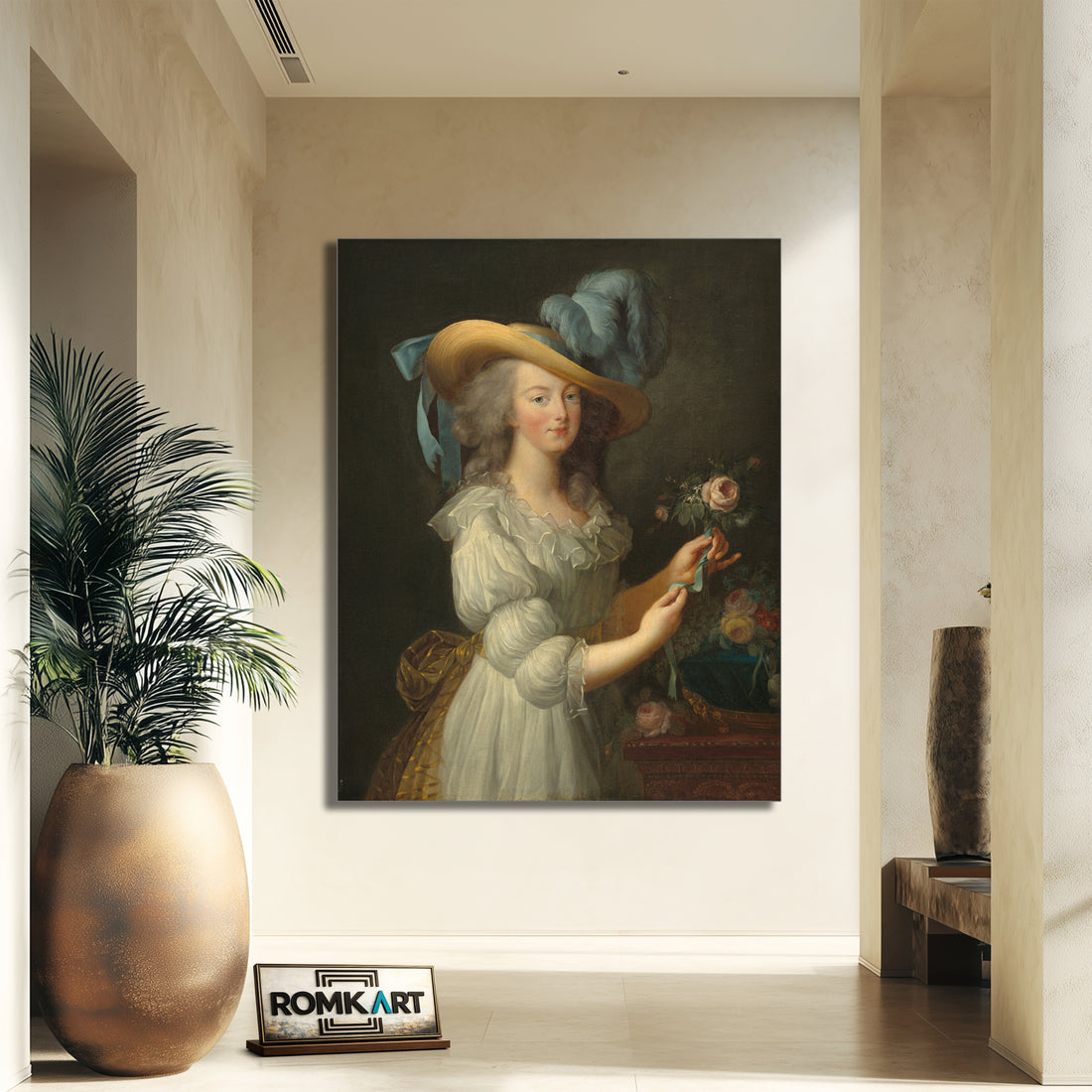 Elisabeth Vigee Le Brun Marie Antoinette In A Chemise Dress 1783 – Reproduction