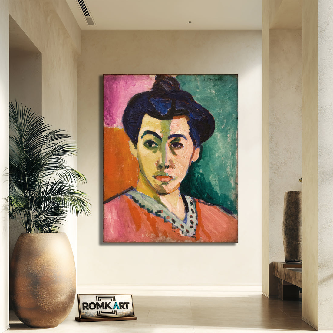 Henri Matisse The Green Stripe Portrait Of Madame Matisse 1905 – Reproduction