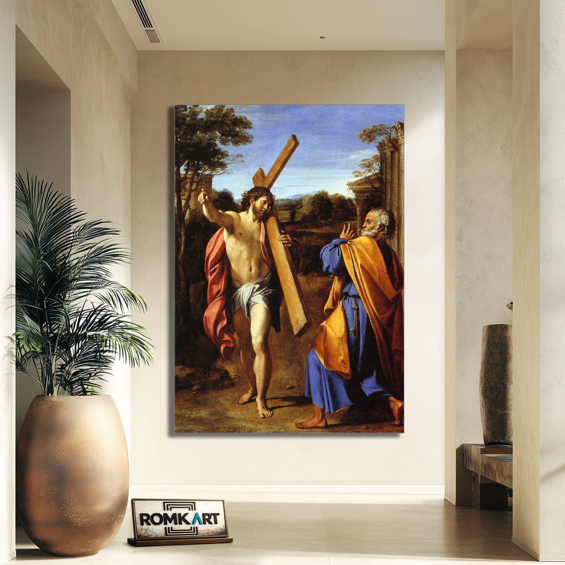 Annibale Carracci Domine Quo Vadis 1601-1602 – Reproduction