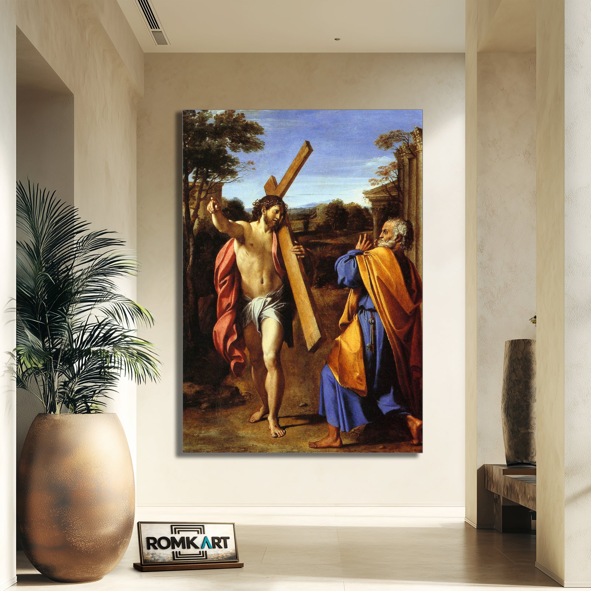Annibale Carracci Domine Quo Vadis 1601-1602 – Reproduction