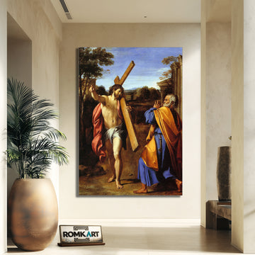 Annibale Carracci Domine Quo Vadis 1601-1602 – Reproduction