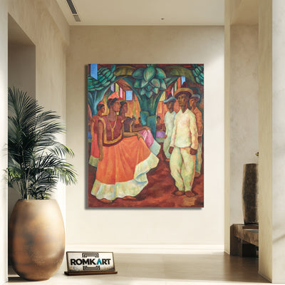 Diego Rivera Baile En Tehuantepec – Reproduction