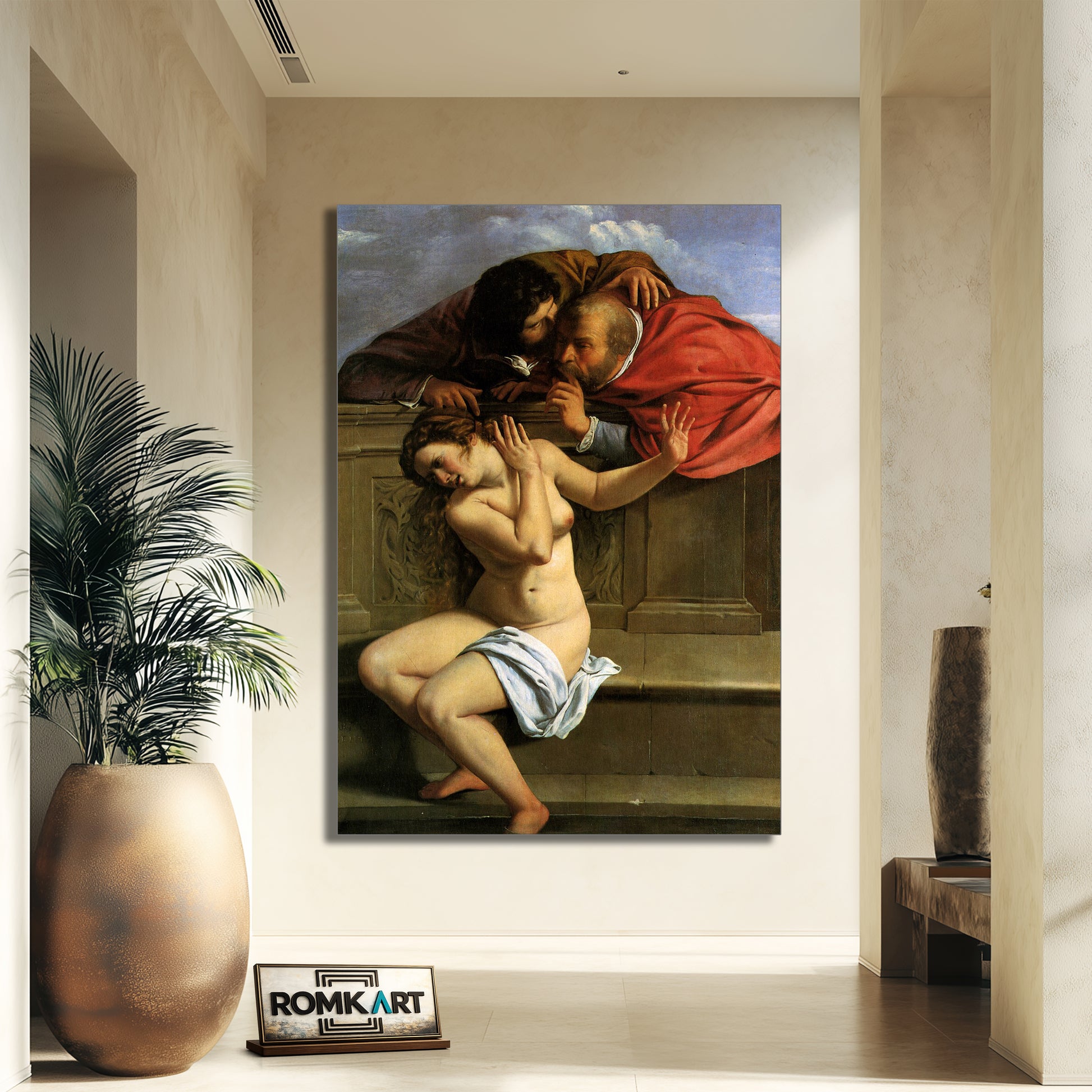 Artemisia Gentileschi Susanna And The Elders 1610 – Reproduction
