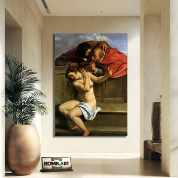 Artemisia Gentileschi Susanna And The Elders 1610 – Reproduction