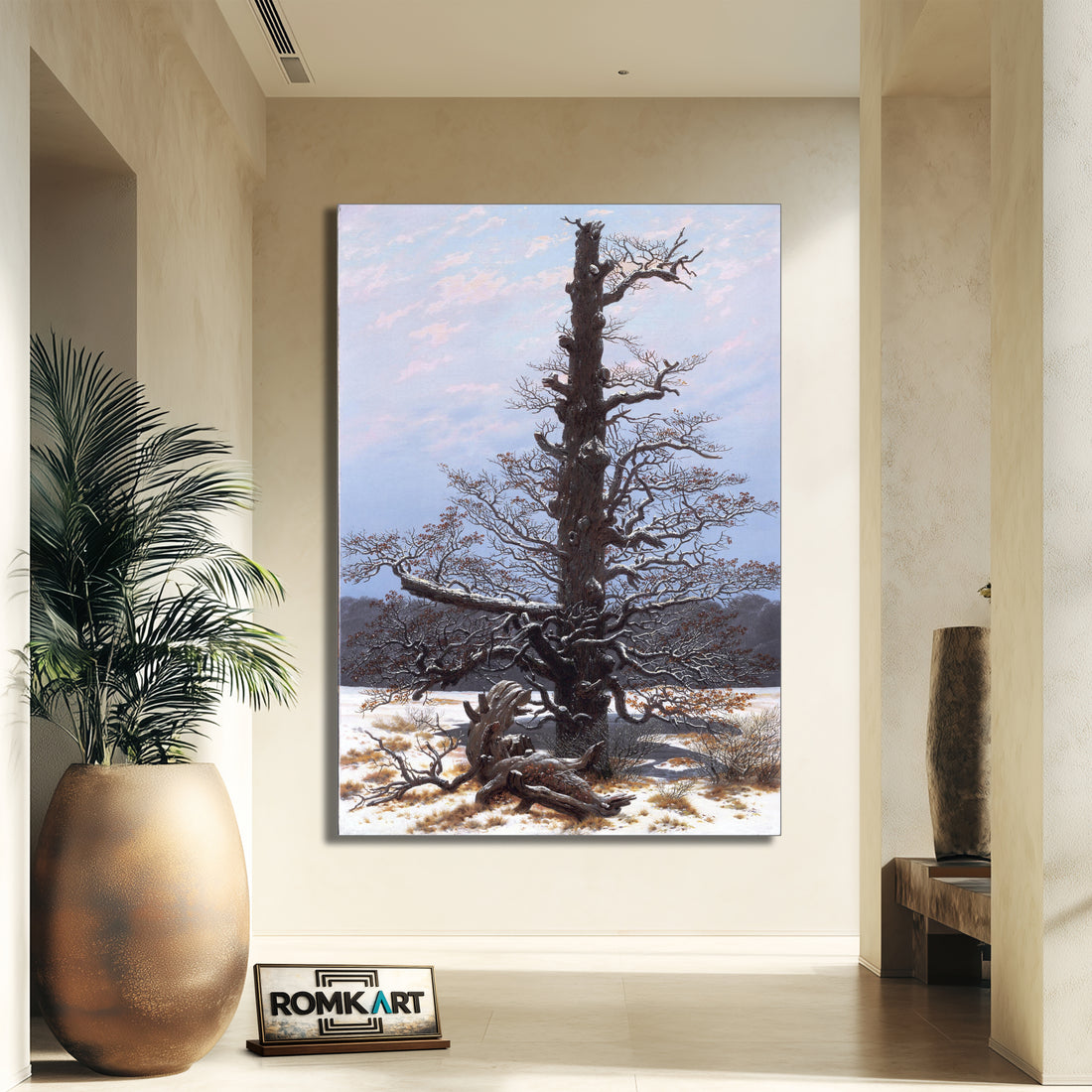 Caspar David Friedrich Oak Tree In The Snow 1829 – Reproduction