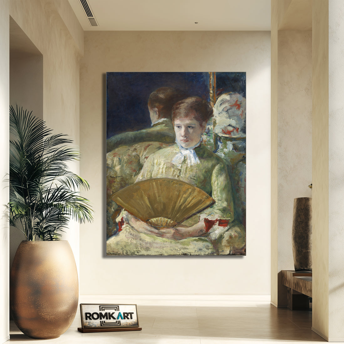 Mary Cassatt Woman With A Fan 1878 - 1879 – Reproduction
