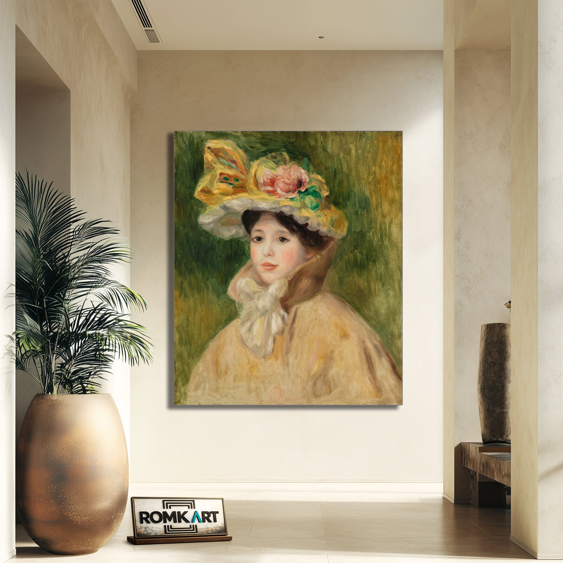 Pierre-auguste Renoir Woman With Capline 1890 – Reproduction