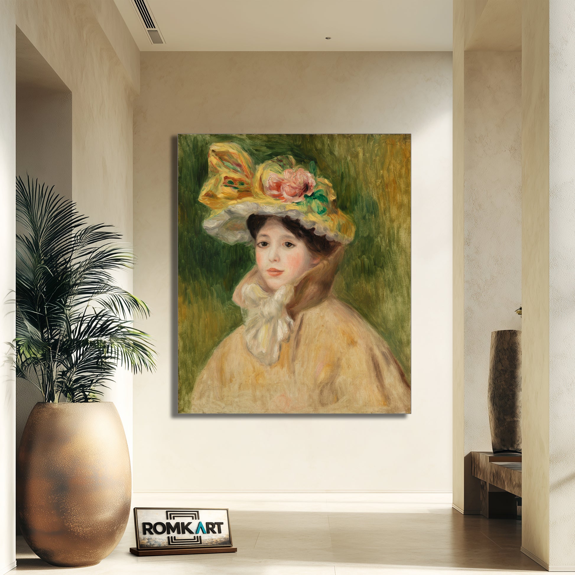 Pierre-auguste Renoir Woman With Capline 1890 – Reproduction