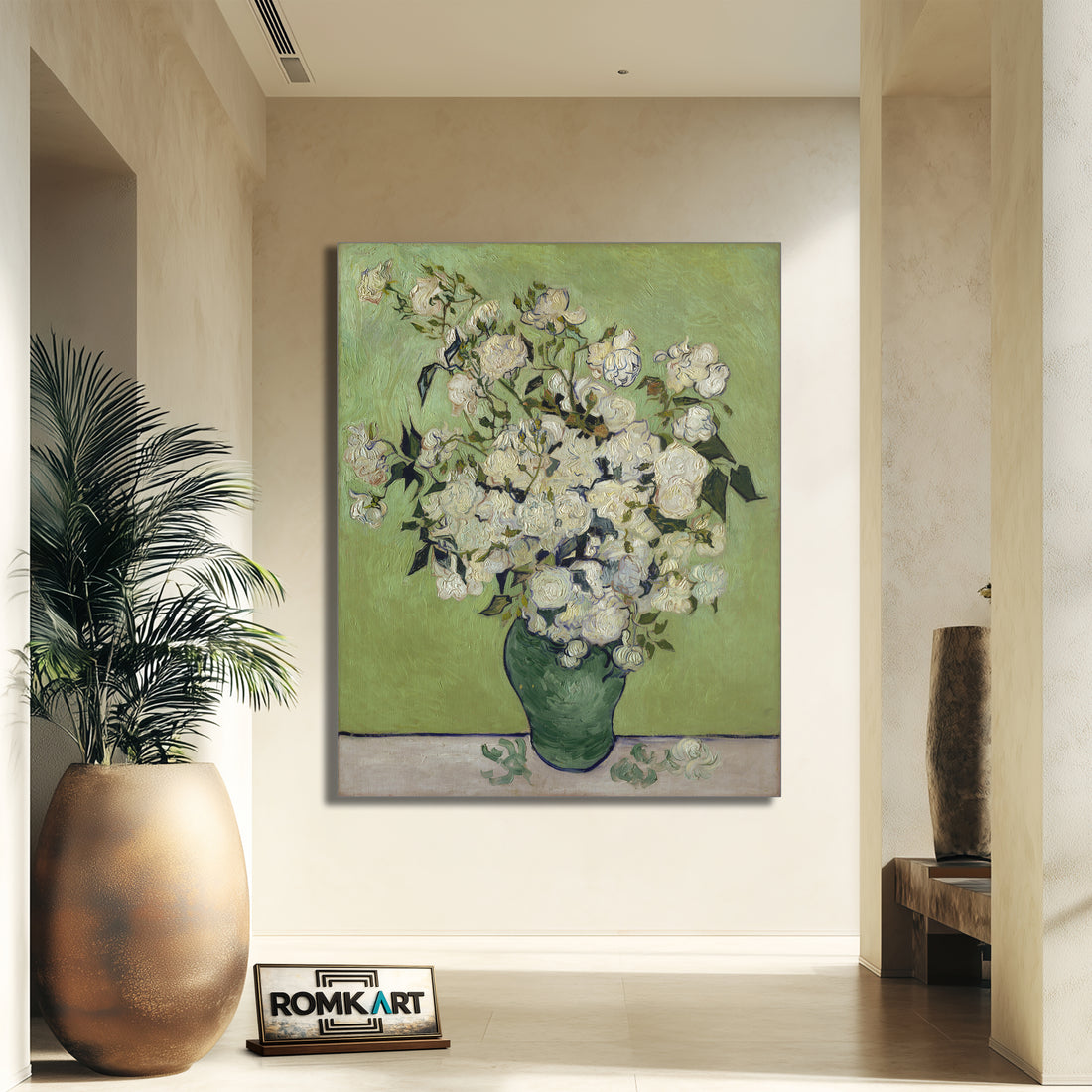 Vincent Van Gogh Vase Of Roses 1890 – Reproduction