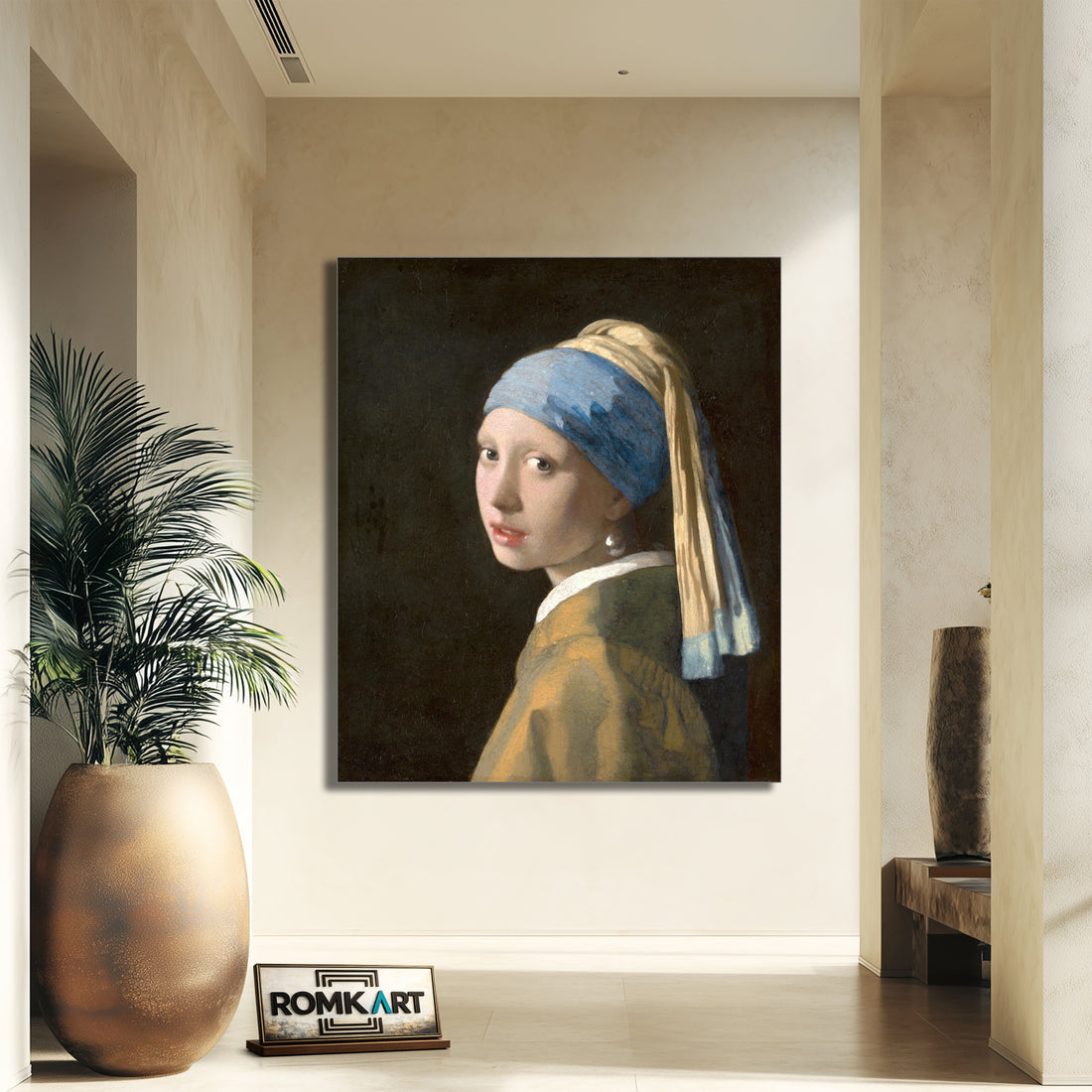 Johannes Vermeer Girl With A Pearl Earring Vermeers – Reproduction