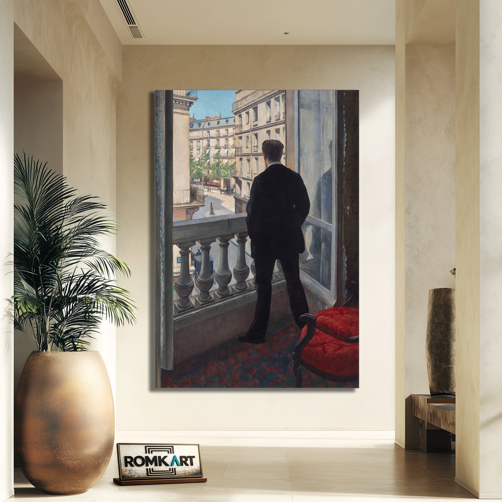 Gustave Caillebotte Young Man At His Window 1875 – Reproduction