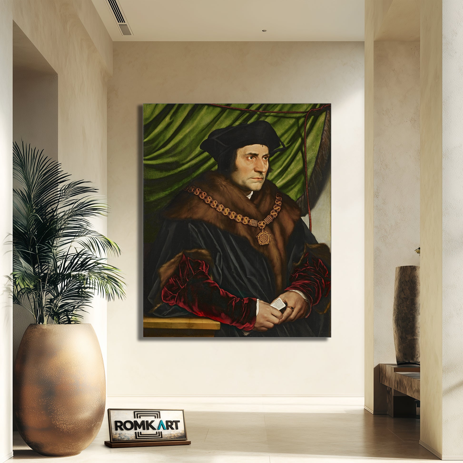 Hans Holbein The Younger Portrait Of Sir Thomas More 1527 – Reproduction