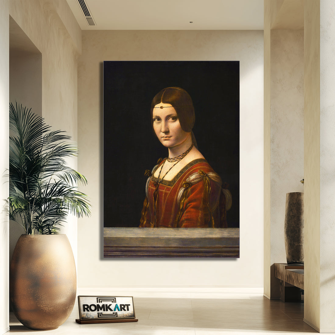 Leonardo Da Vinci La Belle Ferronnire 1490 – Reproduction