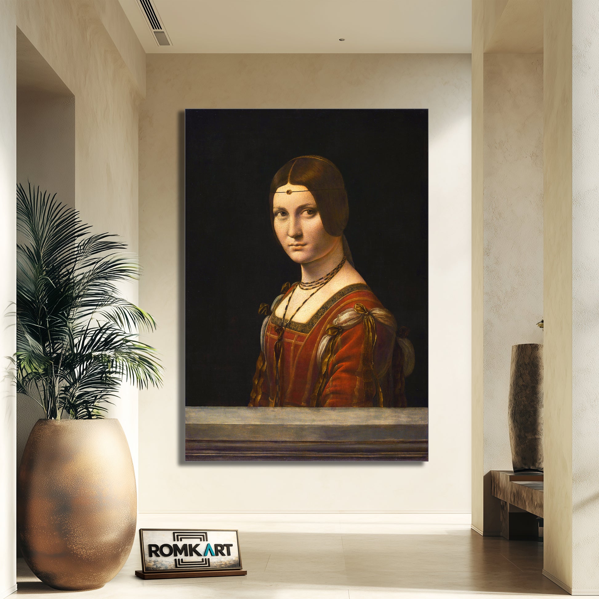 Leonardo Da Vinci La Belle Ferronnire 1490 – Reproduction