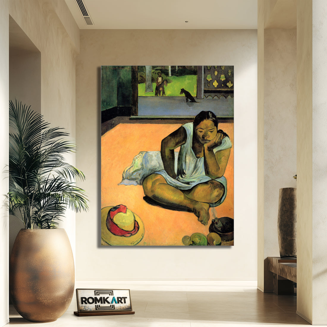 Paul Gauguin The Brooding Woman 1891 – Reproduction