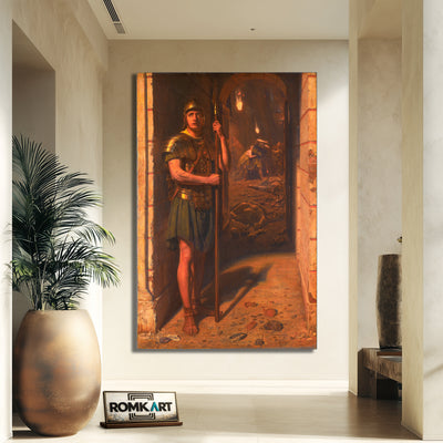 Edward Poynter Faithful Unto Death 1865 – Reproduction