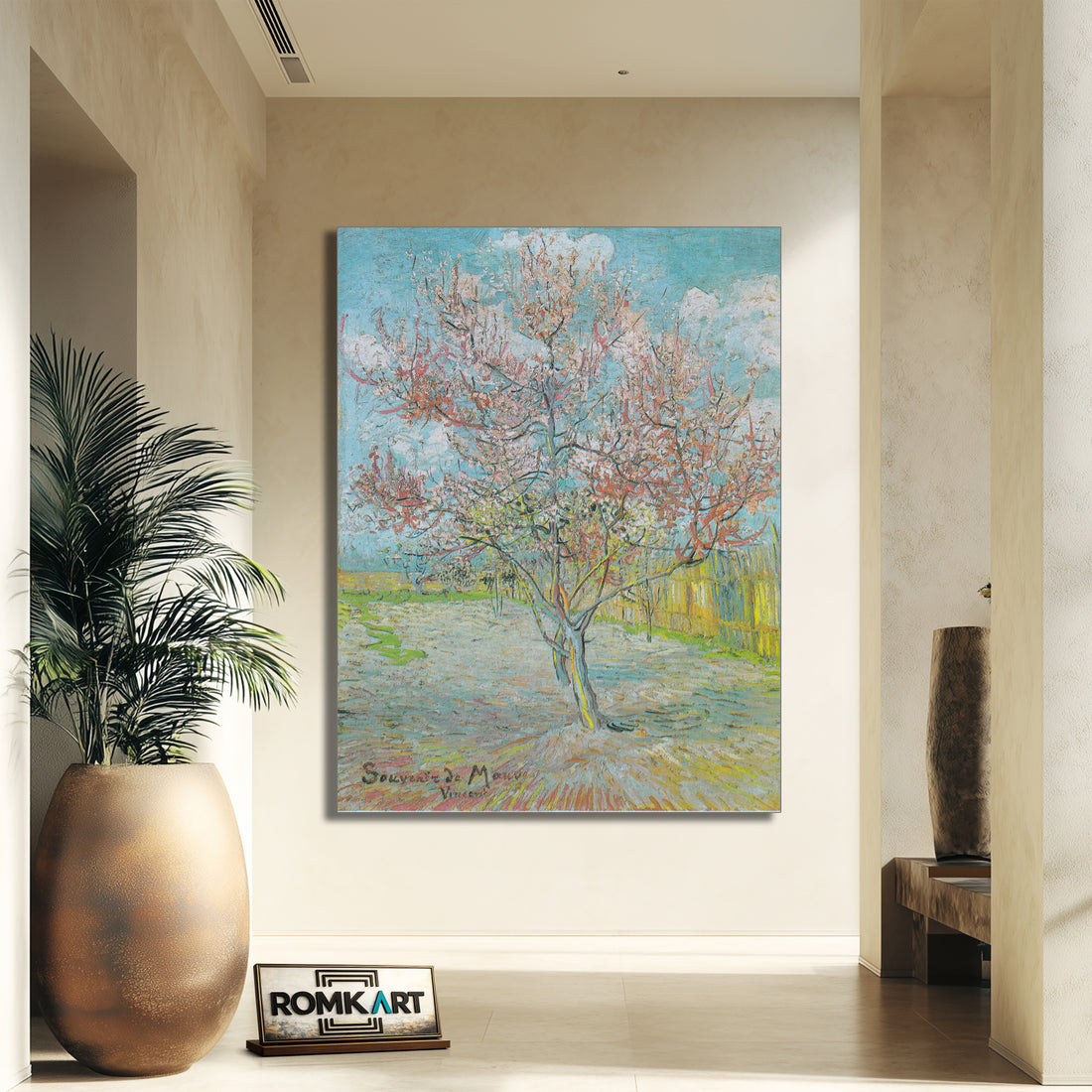Vincent Van Gogh Pink Peach Tree In Blossom – Reproduction