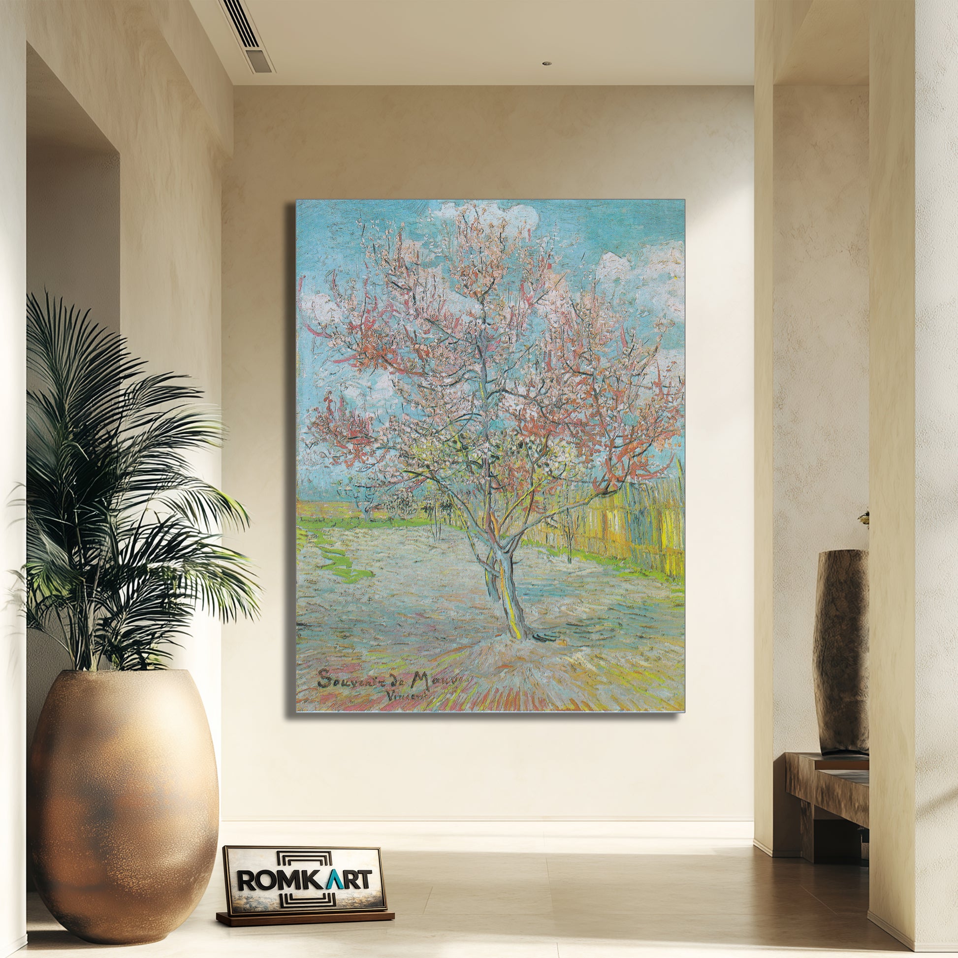 Vincent Van Gogh Pink Peach Tree In Blossom – Reproduction
