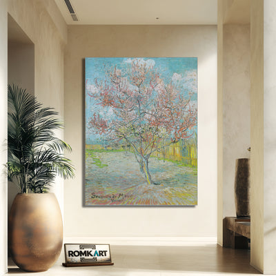 Vincent Van Gogh Pink Peach Tree In Blossom – Reproduction