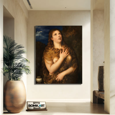 Titian Penitent Magdalene 1533 – Reproduction