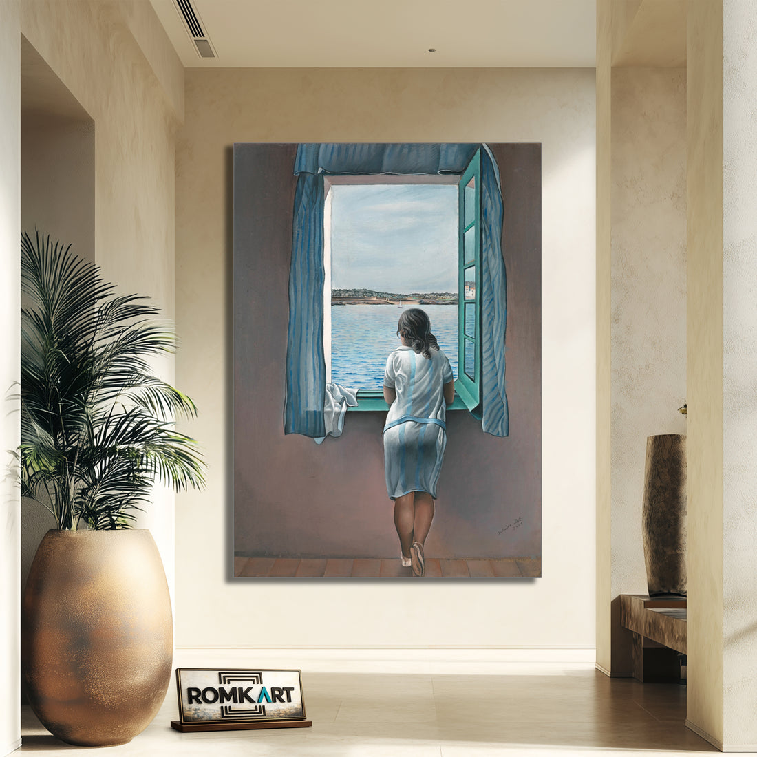 Salvador Dali Girl At The Windows 1925 Ana Maria – Reproduction