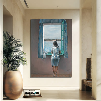 Salvador Dali Girl At The Windows 1925 Ana Maria – Reproduction