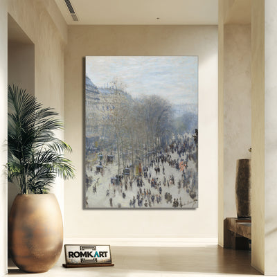 Claude Monet Boulevard Des Capucines 1873 – Reproduction