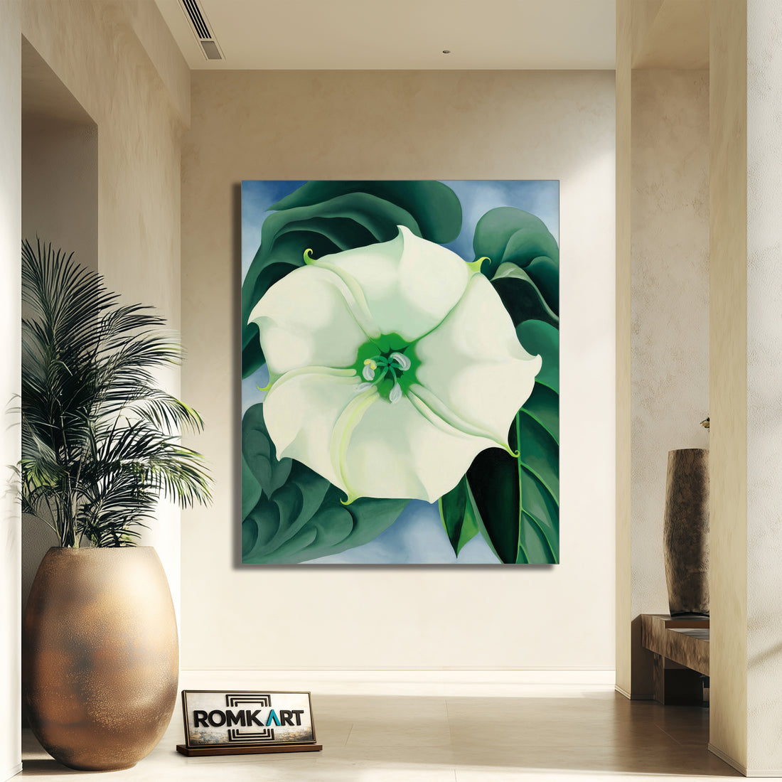 Georgia O'Keeffe Jimson Weed White Flower No 1 1932 – Reproduction