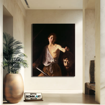 Caravaggio David With The Head Of Goliath 1610 – Reproduction