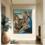 Sandro Botticelli Virgin And Child With An Angel 1470 – Reproduction
