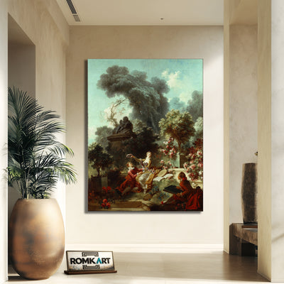 Jean-honor Fragonard The Progress Of Love The Lover Crowned 1771-72 – Reproduction
