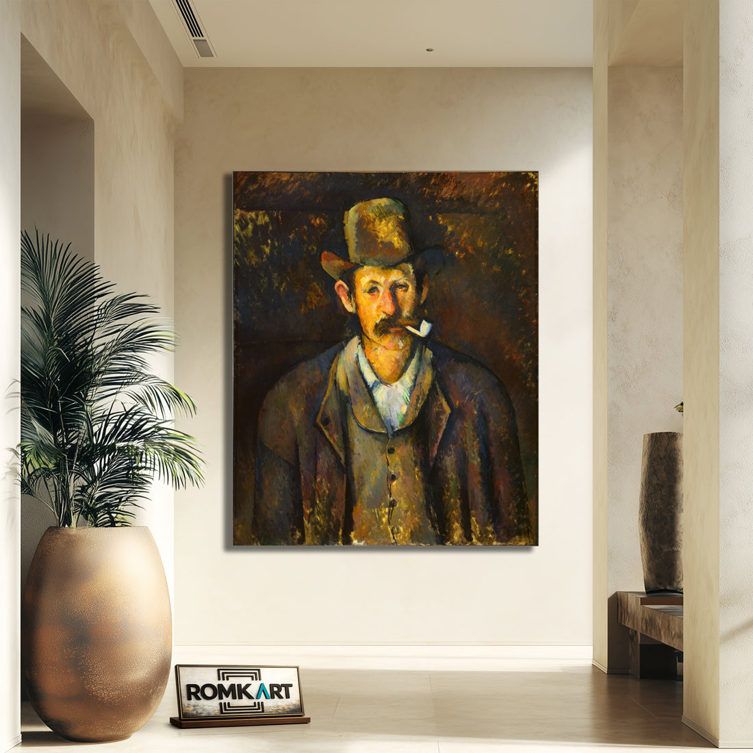 Paul Cezanne Man With A Pipe – Reproduction