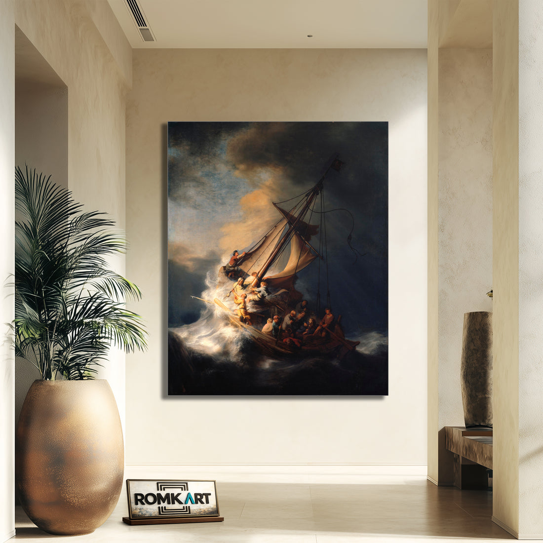 Rembrandt Van Rijn Christ In The Storm On The Sea Of Galilee – Reproduction