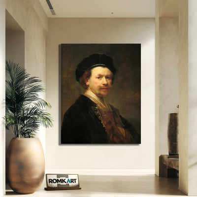 Rembrandt Self-portrait 1641 – Reproduction