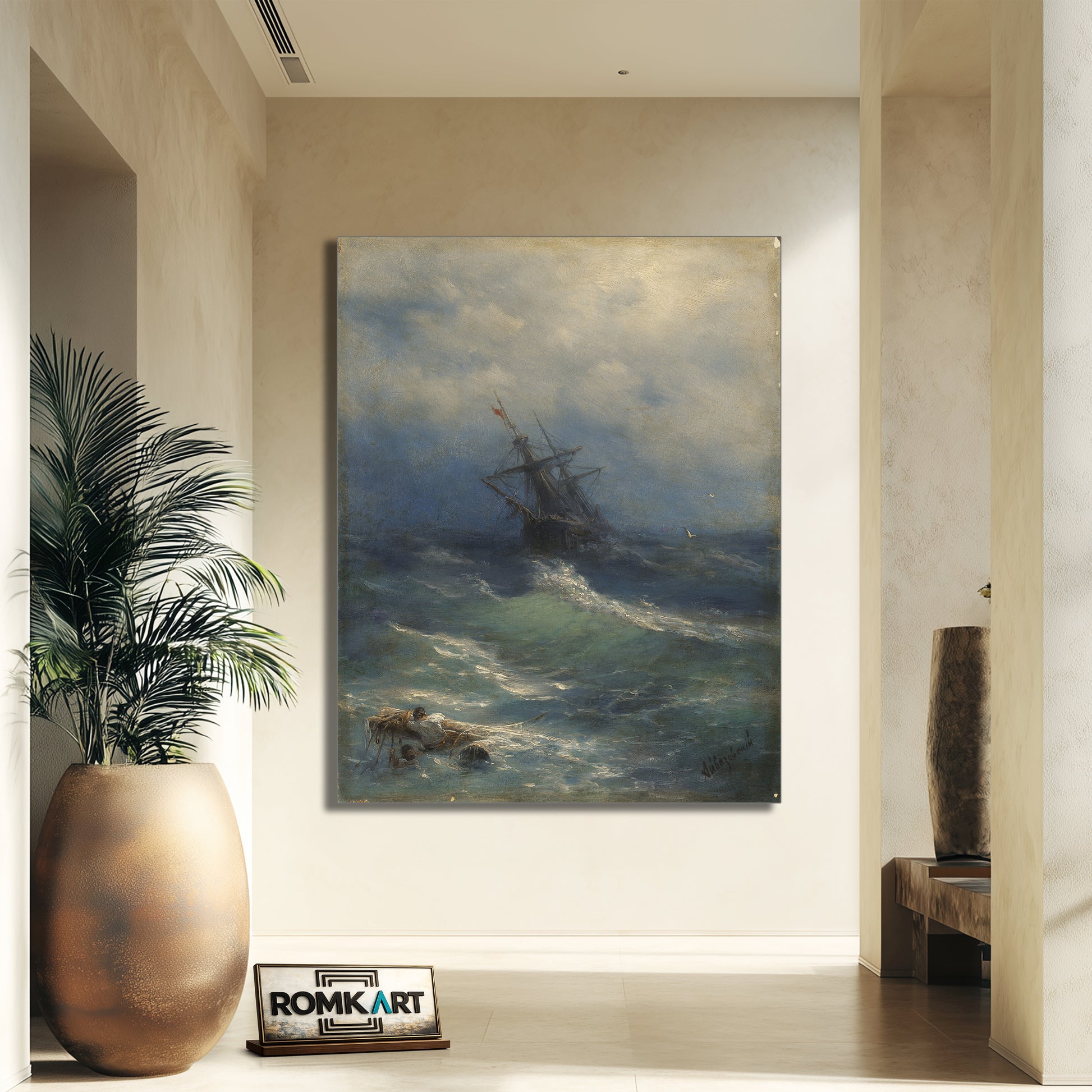 Ivan Aivazovsky Stormy Sea – Reproduction