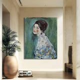 Gustav Klimt Portrait Of A Lady – Reproduction