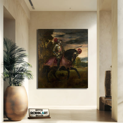 Titian Equestrian Portrait Of Charles V 1548 – Reproduction