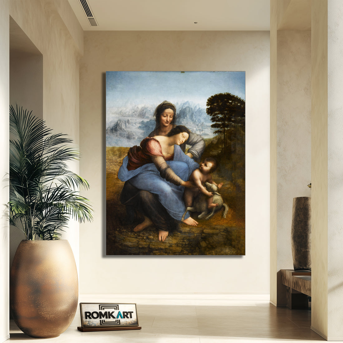 Leonardo Da Vinci The Virgin And Child With St Anne C 1510 – Reproduction