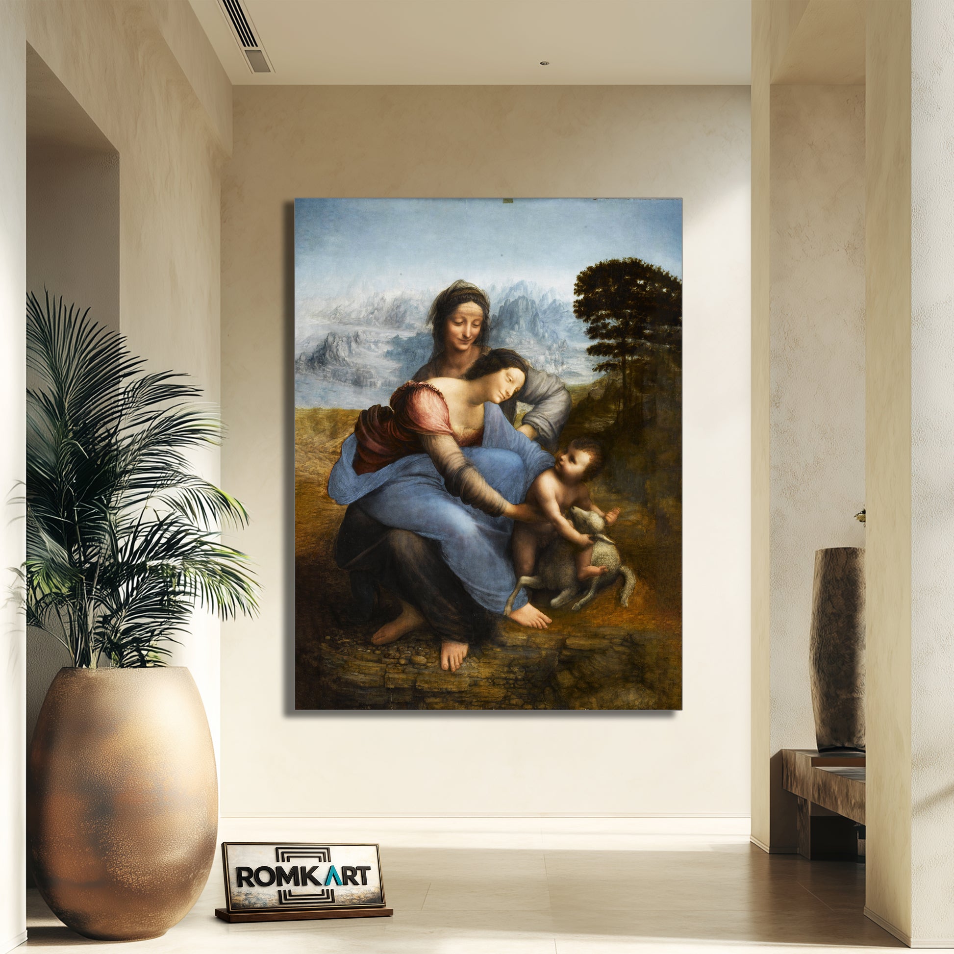 Leonardo Da Vinci The Virgin And Child With St Anne C 1510 – Reproduction