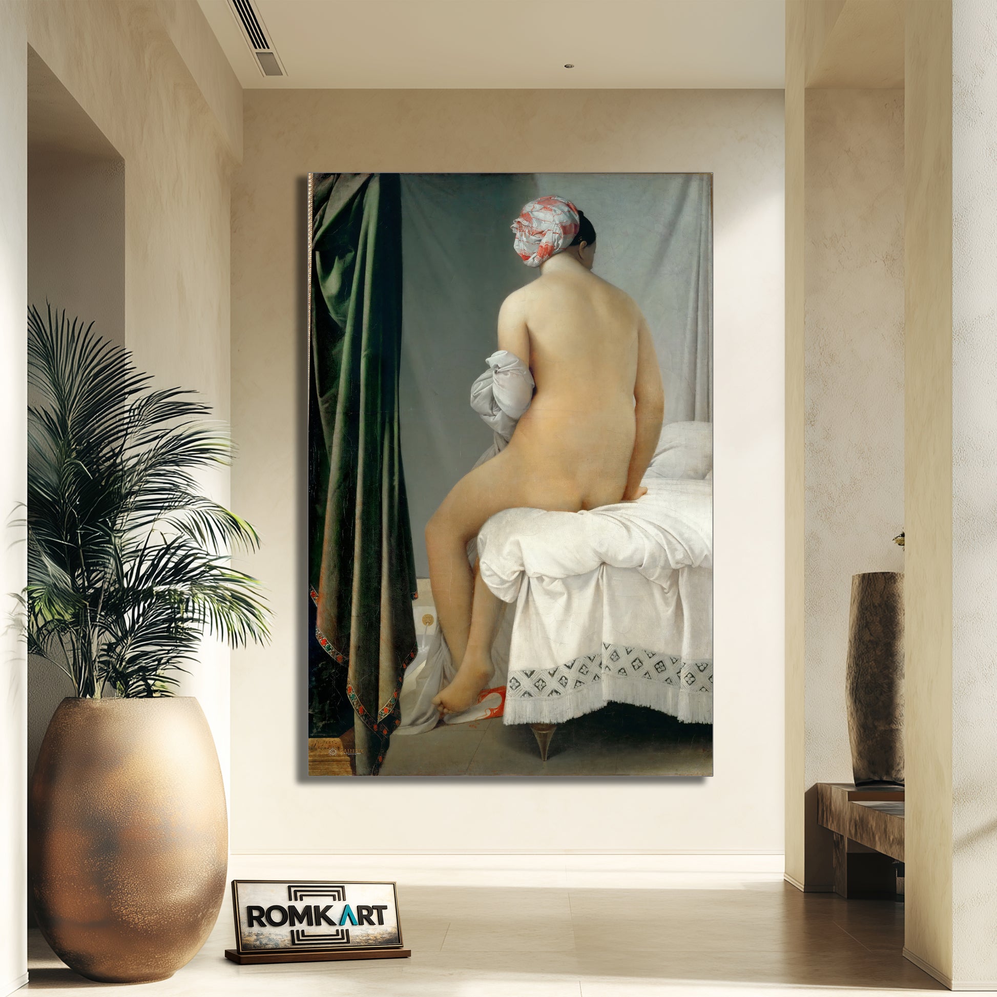 Jean Auguste Dominique Ingres The Valpincon Bather 1808 – Reproduction