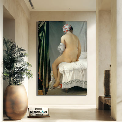 Jean Auguste Dominique Ingres The Valpincon Bather 1808 – Reproduction