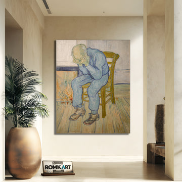 Vincent Van Gogh Sorrowing Old Man - At Eternity's Gate 1890 – Reproduction